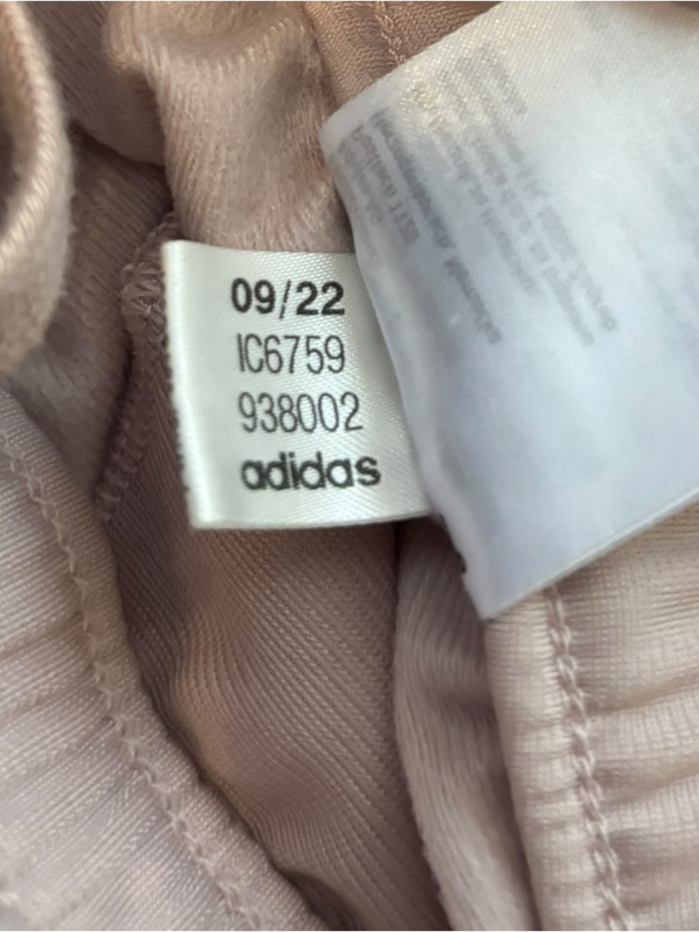 Adidas 3 Stripe Tracksuit Set Beige Taupe Jacket Joggers Womens Size S - Picture 4 of 9
